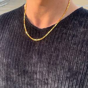 순금 24k 금 지그재그 남자 신형 목걸이 26.25g(7)+18k 잠금장치 디자인 선물