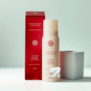 지엘리 락토콜라겐 마스크팩 레드에디션 락토페린 엑토인 노워시 화이트닝 콜라겐 80ml