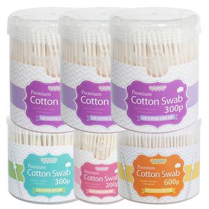 나모 순면 100% 프리미엄 아기 면봉 600P 엠보싱  신생아 유아 어린이