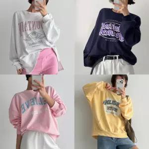 여성맨투맨-봄신상/영문로고티/스트라이프/긴팔티셔츠/반팔티/맨투맨/블라우스/니트/여성의류