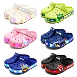 [보리보리/프리프리스 슈즈]산리오 디즈니 마블 사이드 라이팅 샌들