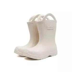 [보리보리/프리프리스 슈즈]슈라모드 플레인 레인부츠 아이보리