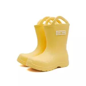 [보리보리/프리프리스 슈즈]슈라모드 플레인 레인부츠 옐로우