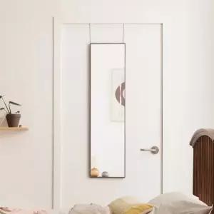 포스트모던 공간활용 알루미늄 문걸이 거울