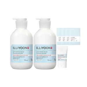 일리윤 세라마이드 아토 로션 564ml, 2개 + 증정 ( 집중크림, 30ml, 1개 + 수딩젤 5ml,4개 )