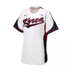 프로스펙스 한국 야구 국가대표팀 홈 저지 화이트 논 마킹 버전 Prospecs Korea Baseball Team Home Jersey