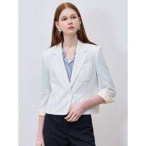 [쉬즈미스]썸머 커프스 포인트 크롭 재킷  택가격  298000원 _P392595275