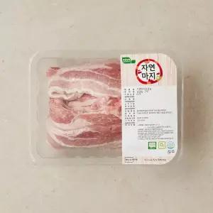 [무항생제 1등급 한돈]자연마지 냉장 삼겹살 구이 500g