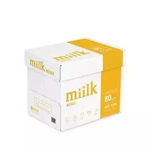 [밀크] 눈이 편한 베이지 미색 복사용지 A4용지 A4 80g 2500매 1박스 SAMU(G)