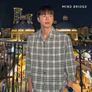 마인드브릿지 체크오버핏셔츠 MZWS31A1