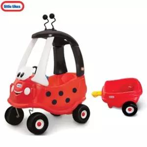 리틀타익스 코지쿠페 레이디버그 지붕차+트레일러/승용/완구/유아용/자동차/카/유아/타는/어린이/놀이/운전