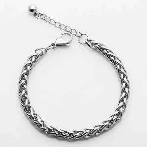 [하프클럽/]써지컬스틸 드래곤본 체인팔찌(3mmx18cm)