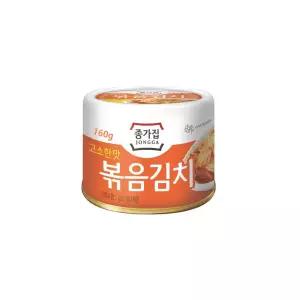 종가집 볶음김치 캔 160g 1캔 청정원