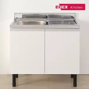 유닉 DIY 소형 싱크대 스텐레스 개수대 1100 일반볼)