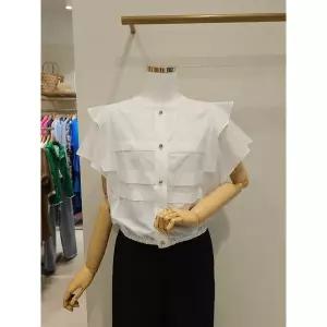 갤러리아 [SI]러플 밴딩 블라우스(SHK2347FBB)