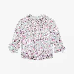 [갤러리아] [SI]플라워 오프숄더 블라우스(SHK2333FBB)