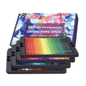 고품질 가성비 컬러링 레이어링 오일베이스 전문가용 유성색연필 120색