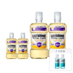 리스테린 검케어 마일드 750ml, 2개+250ml, 2개+증정(쿨민트 마일드 100ml, 2개)