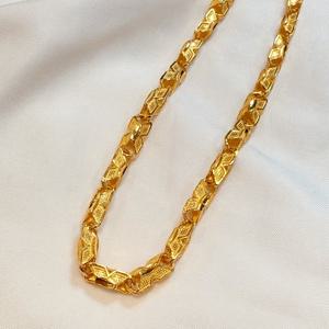 순금 24k 금 더블 트윈 남자 체인 줄 목걸이 56.25g(15)+18k 잠금장치 선물