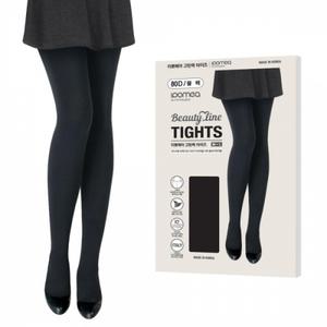 국산 (10입) 이뽀메아 스타킹 타이즈 80D(블랙)