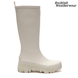 락피쉬 플랫폼 레인부츠 롱 크림 (FLATFORM RAIN BOOTS LONG-CREAM)