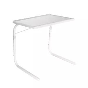 IH503 Coms 이동식 간이 테이블 사이드 책상 스탠드 1인가구 침대 소파 독서대 베드트레이 높이 각도조절