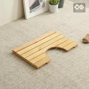 마루하우스 가든 통원목 변기 소형) 화장실발판 욕실발판 변기발판 매트