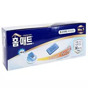 홈매트 리필 270매 ( 90매 x 3개 ) 모기향 모기약