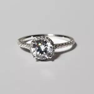 [샤밍주얼리]1캐럿 랩 다이아 반지 2캐럿 IGI GIA 명품 여자 친구 선물 프러포즈 기념일 릴리안