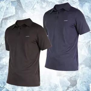 [NK아울렛]엔케이아울렛 냉감 실크 카라 반팔티 아이스 쿨티 기능성 드라이 반팔 티셔츠