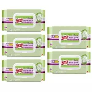 [3M] 3M 스카치브라이트 베이직 물걸레 청소포 더블액션 플러스 표준형 30매 x 5팩