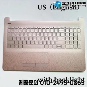 100% 노트북 키보드 팜레스트 상단 커버 미국 영어 HP 15-BS 15-BW 925564-001