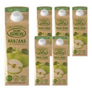 돈시몬 생과일 음료수 탕비실 착즙 사과주스 1L 6개