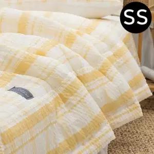 해피니 샤브레 여름 간절기 이불 슈퍼싱글 SS 옐로우