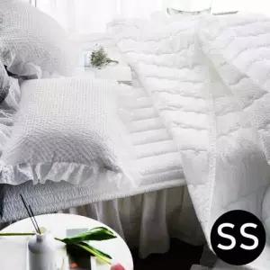 해피니 퓨어프릴 아사 여름 올데이 이불 패드세트 슈퍼싱글 SS 화이트 베개솜 별매