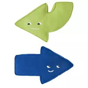 DYKAND 뒤칸드 화살표 모양 쿠션 인테리어쿠션 패브릭쿠션 봉제인형 소파쿠션