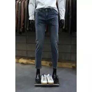 [빠니깔레] 슬림스트레이트 연청스크레치데님진 m-gjean14bl (P003506042)
