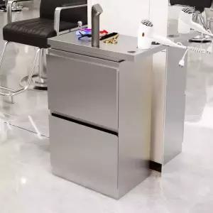 미용실 스텐 사물함 수납장 선반 헤어샵 도구 츄레이