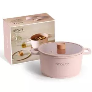 아트박스 하오 슈톨츠 로제 독일 IH 세라믹 코팅 24cm 양수 냄비