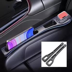 자동차 틈새 수납 차량 시트 사이드 포켓 블랙 1세트 자동차틈새수납