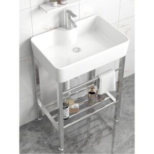 간이 세면대 욕실 세면기 탑볼 스텐 구멍 하부장 카페 사무실 다라이 배수 백색