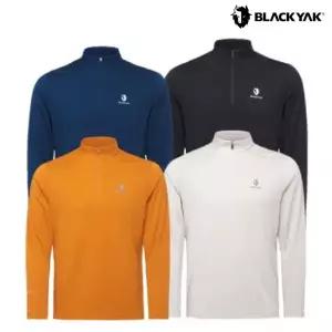 [롯데백화점]블랙야크 남성 간절기 기능성 등산 티셔츠 폴라텍 파워드라이 집업 긴팔티 1BYZTFU001 GD