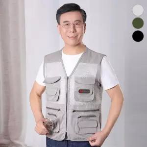 여름조끼 작업조끼 등산 망사조끼 아웃도어 경량조끼 (WFJL1TK)