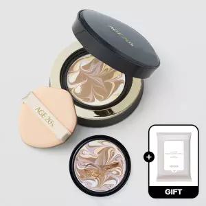 (40%+7%묶음할인/+클렌징티슈)에이지투웨니스 시그니처 에센스커버팩트 마스터 더블커버 본품+리필