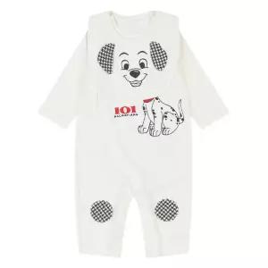 [디즈니베이비](신세계 사우스시티)[24년 봄상품 디즈니 베이비] 달마시안우주복(턱받이)(O/WHITE)(79R1...