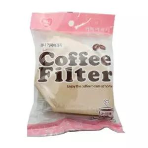 커피 여과지 100매 2인-5 인용 핸드 드립 필터 드립퍼/거름종이/거름망/드립백/봉투/종이/세트/커피망/내림
