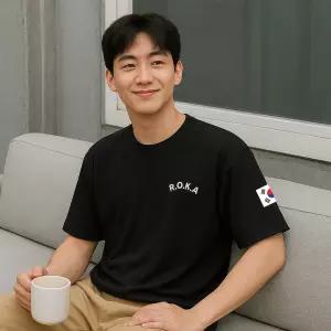 ROKA 로카티 학교 행사 반티 단체복 기능성 쿨론 스판 군대 티셔츠 생활복