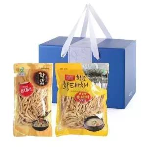 [바다씨쌀롱]용대리 황금 황태채 선물세트 500g*2봉