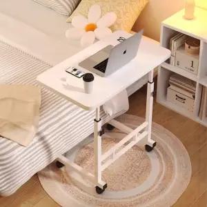 사이드테이블 침대 거실테이블 협탁 높이조절테이블 책상 접이식 거실테이블 높이조절 간이테이블 원목 침