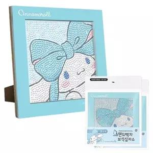 액자형보석십자수 시나모롤 DIY 스탠드 액자형 보석십자수 2P 비즈 데코